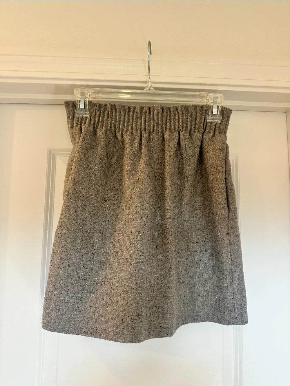 J. Crew Heathered Tweed Mini Skirt
